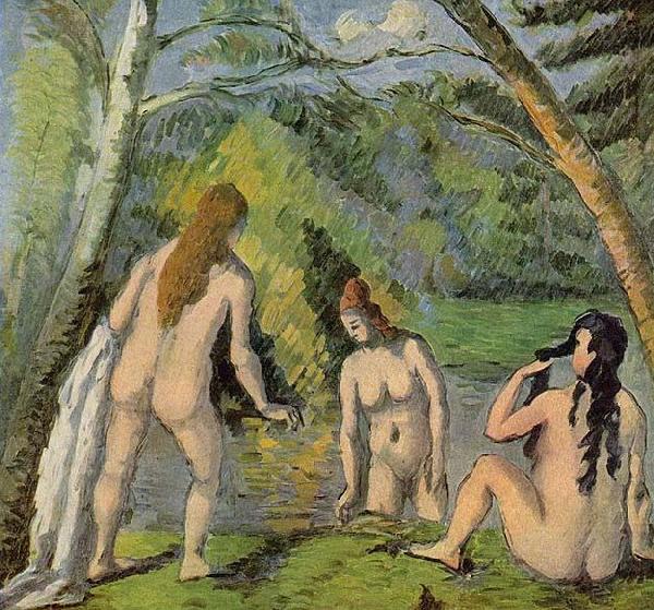 Paul Cezanne Drei badende Frauen china oil painting image